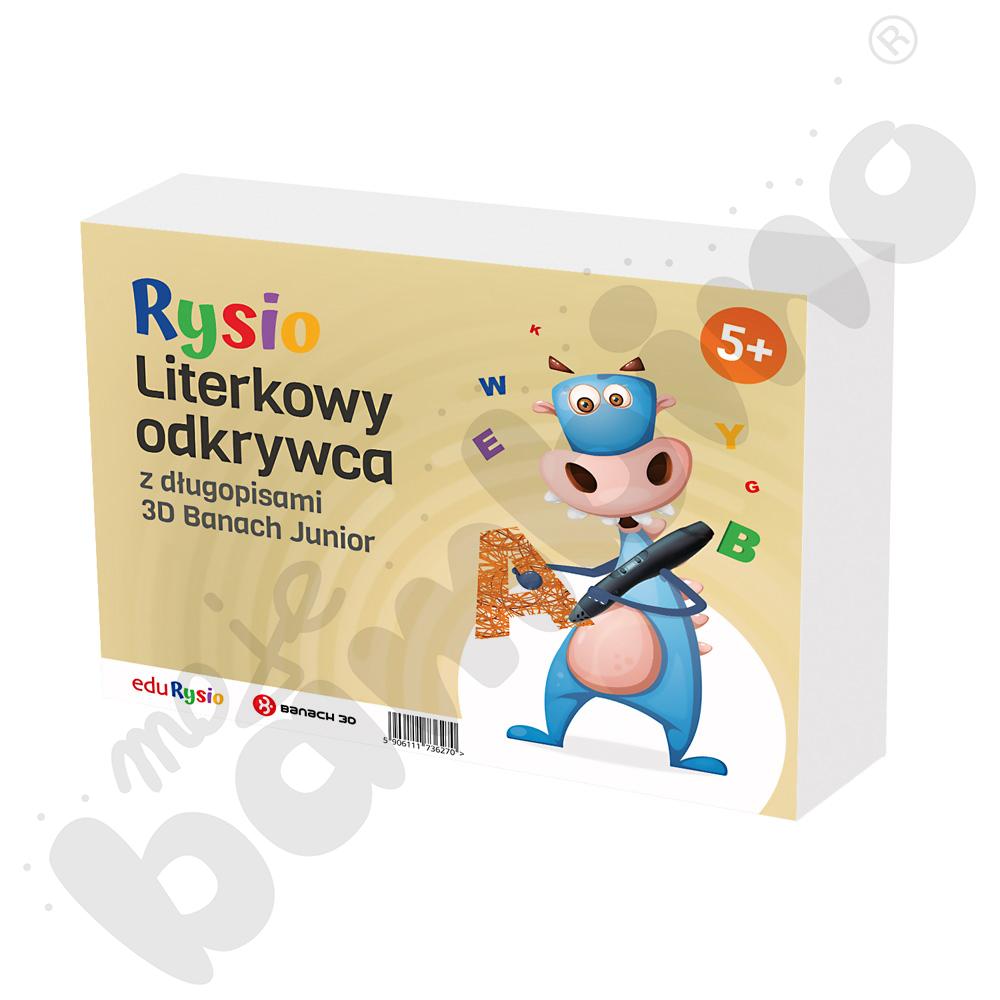 Rysio Literkowy odkrywca z długopisami 3D Banach Junior 9 w 1
