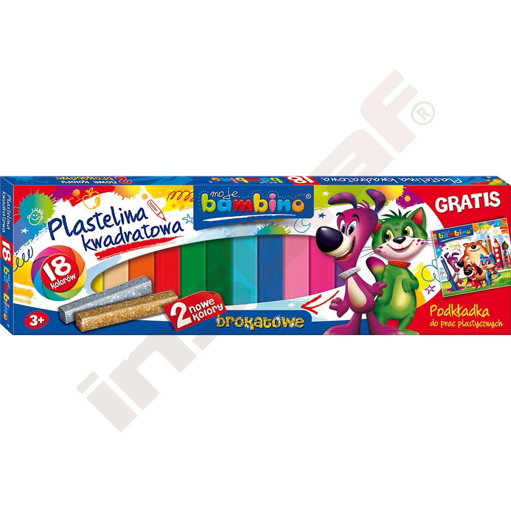 Plastelínové krychle 18 barev 