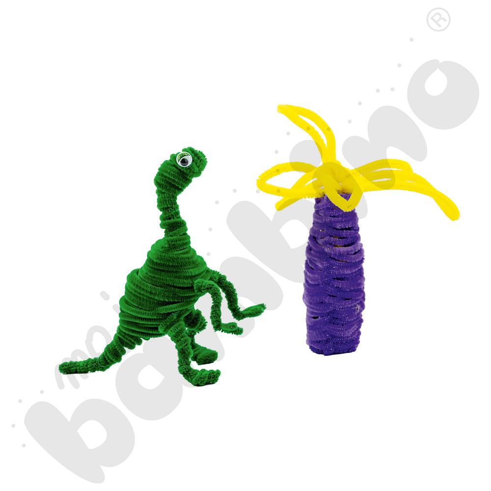 Druciki kreatywne 0,4 x 30, 100 szt. - zielone