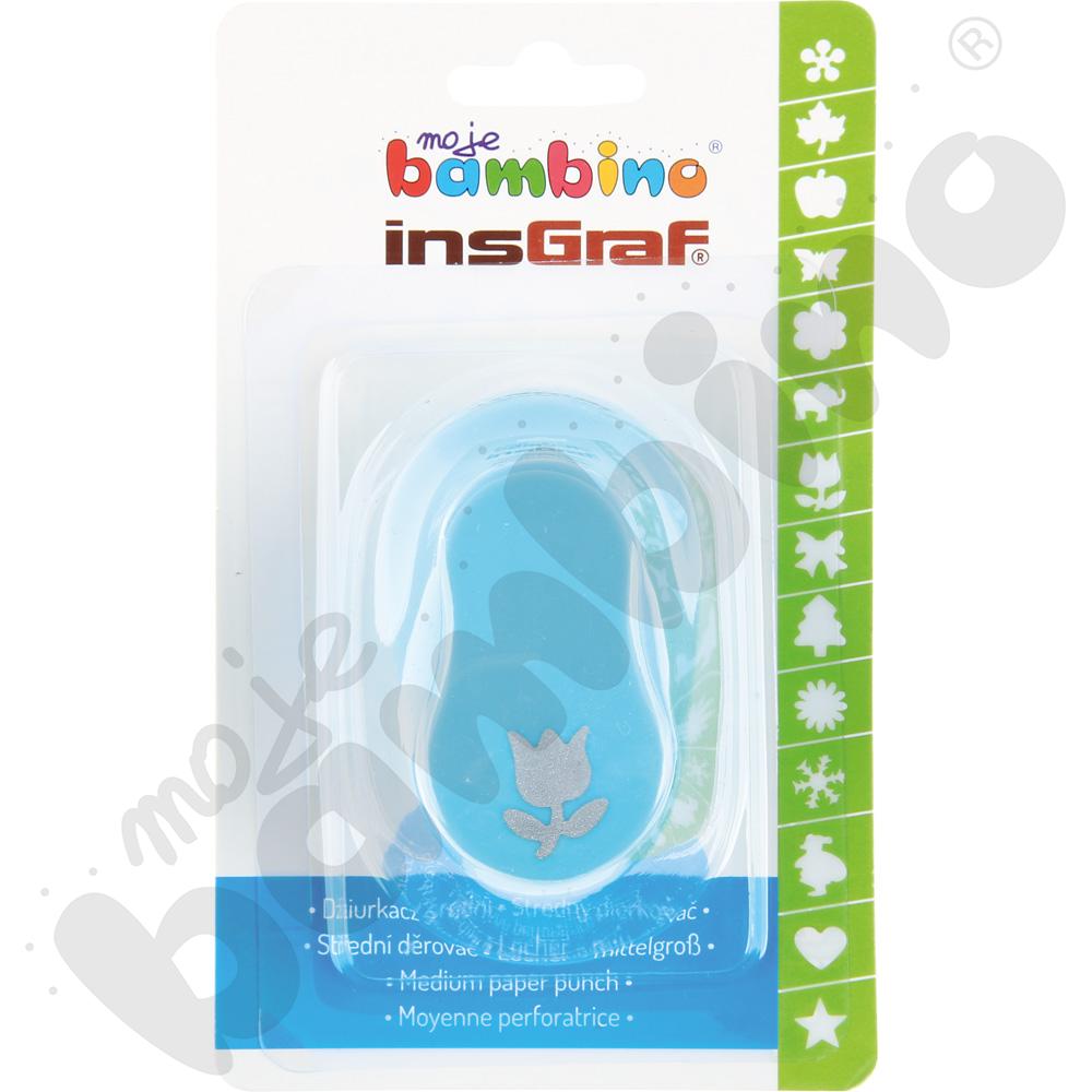 Dziurkacz średni tulipan