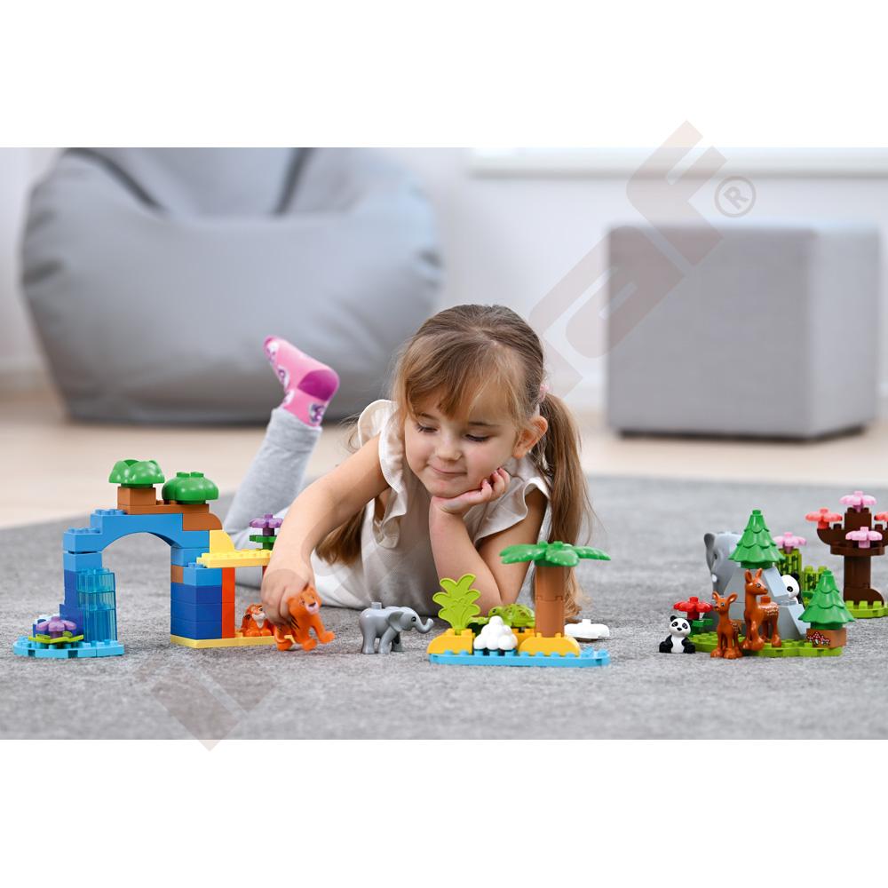 LEGO® Duplo 3 v 1 Rodiny divokých zvierat