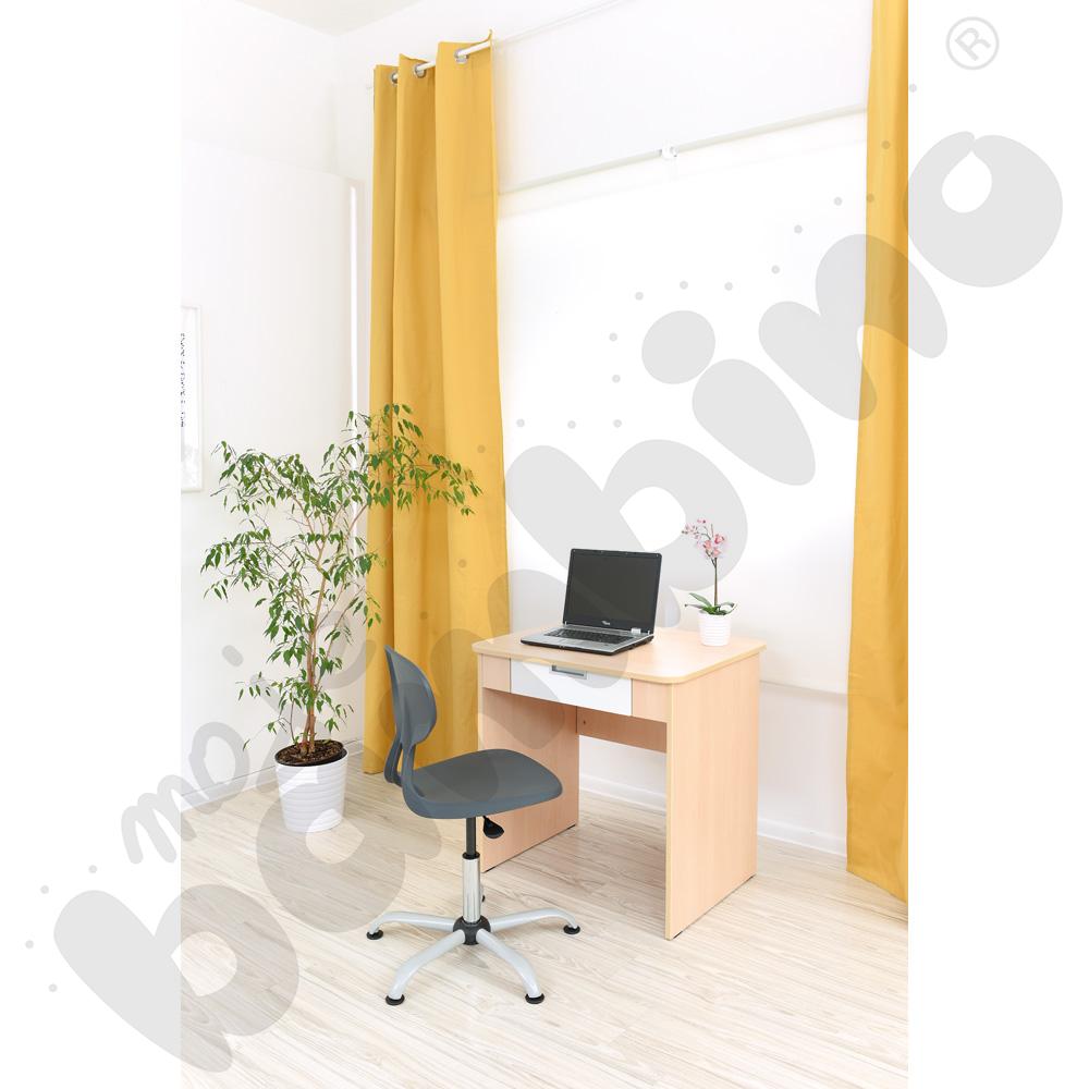 Krzesło Colores obrotowe z regulacją wysokości - szare