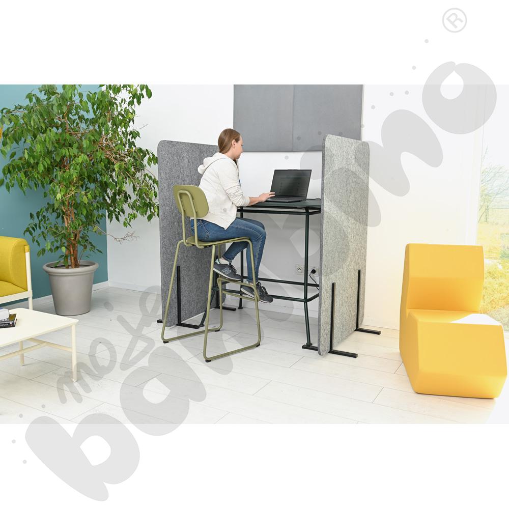 Stół wysoki New School ciemnozielony