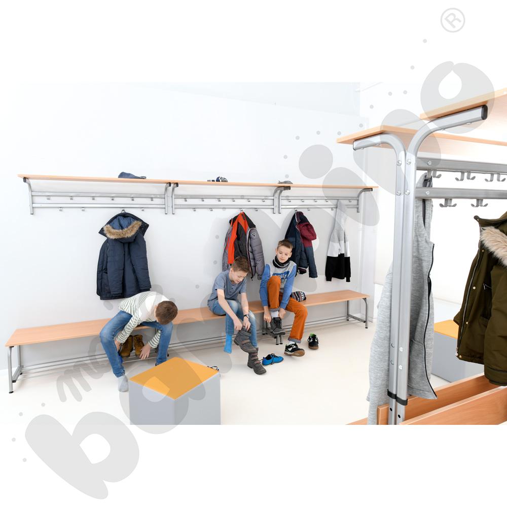 Wieszak szatniowy - aluminiowy