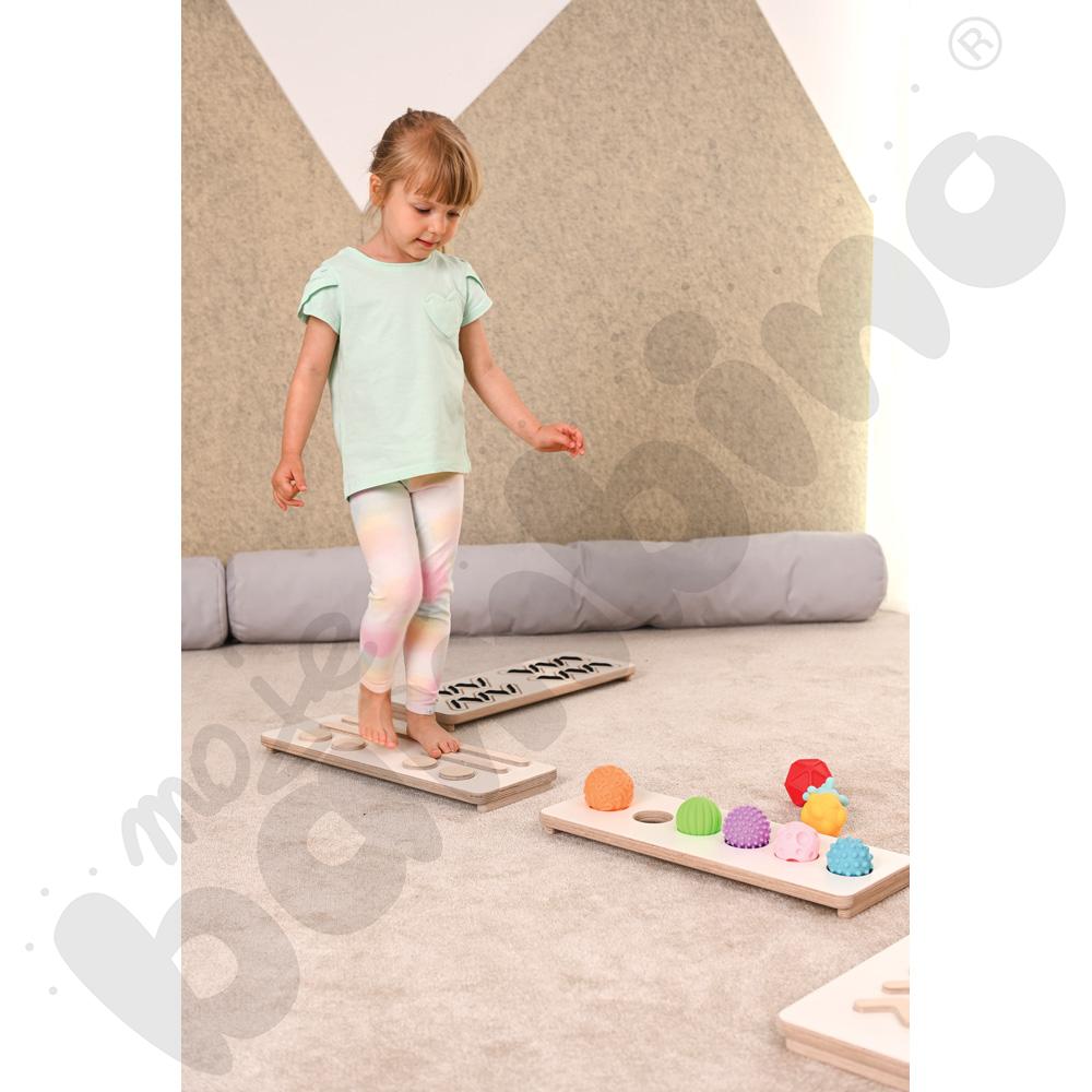 Ścieżki sensoryczne Good Wood - białe - MED