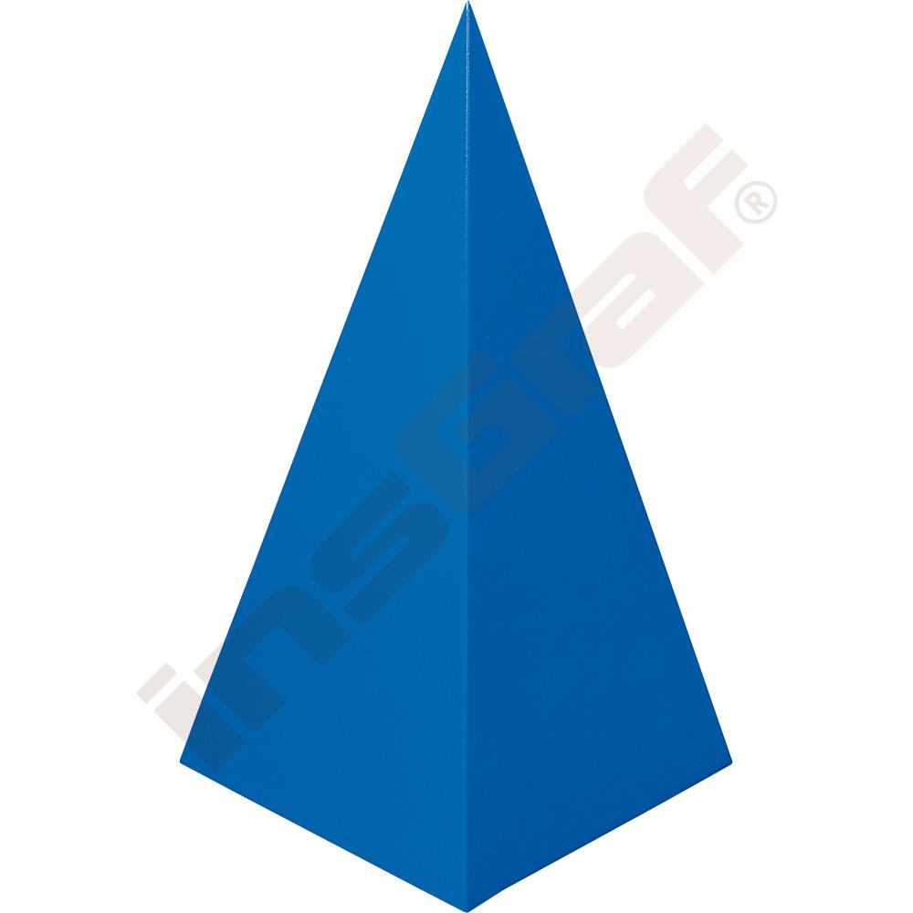 Geometrická tělesa - jehlan se čtvercovou základnou 