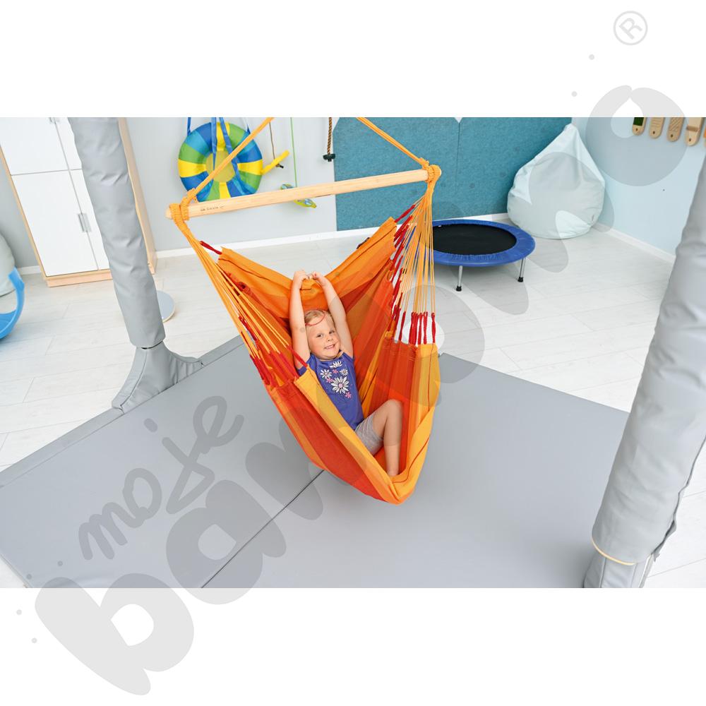 Fotel wiszący Orchidea pomarańczowy