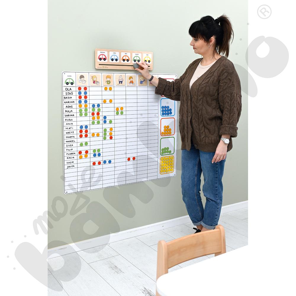 Dni tygodnia - przesuwanka