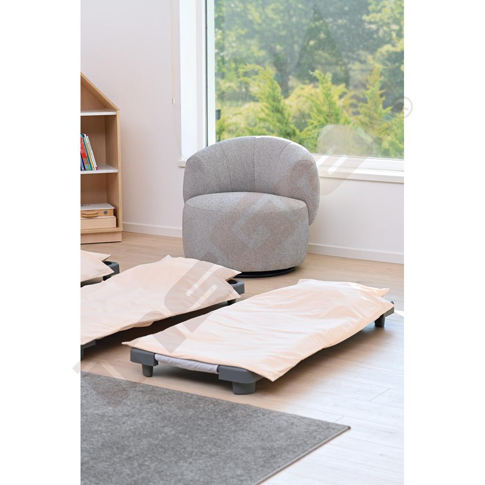 Předškolní lehátko šedé