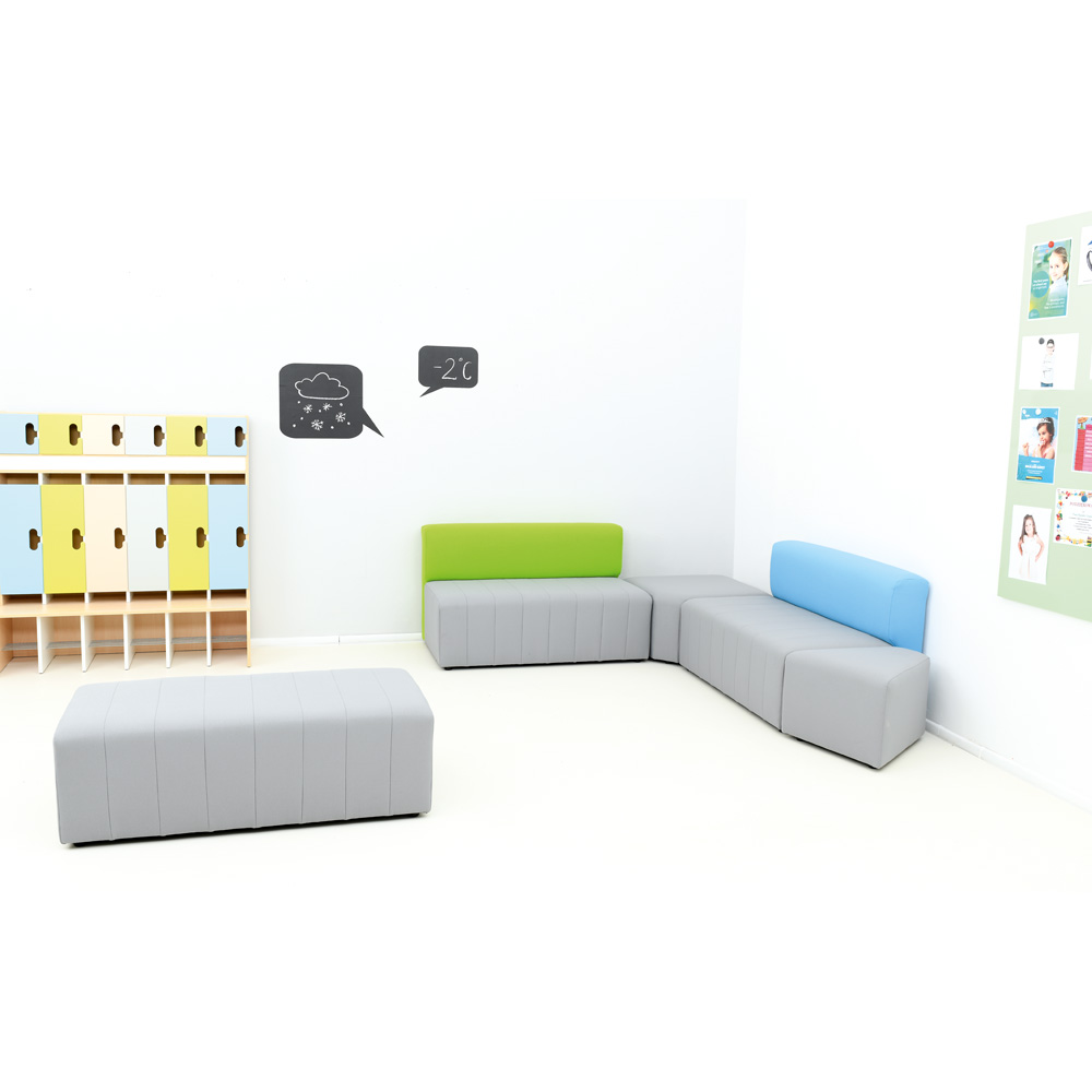 Sedačka Modern Plus sivo-modrá