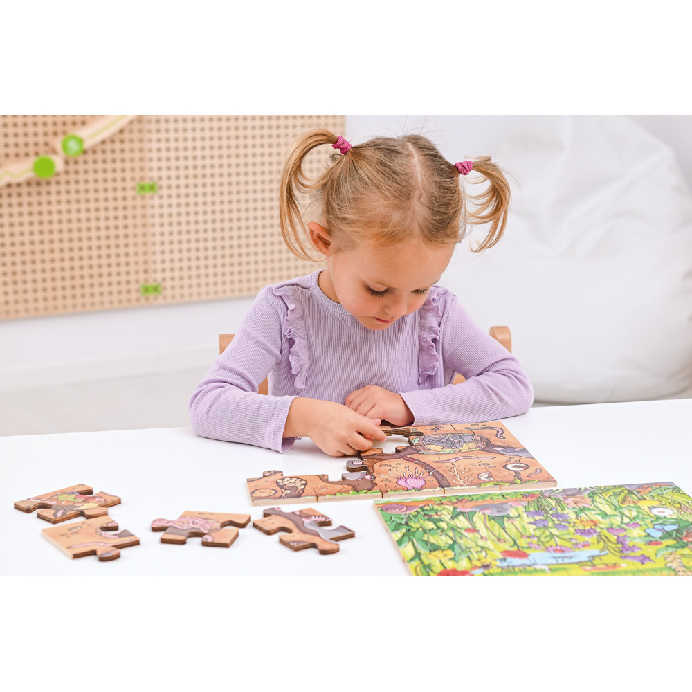 Podlahové puzzle Kvetinová lúka