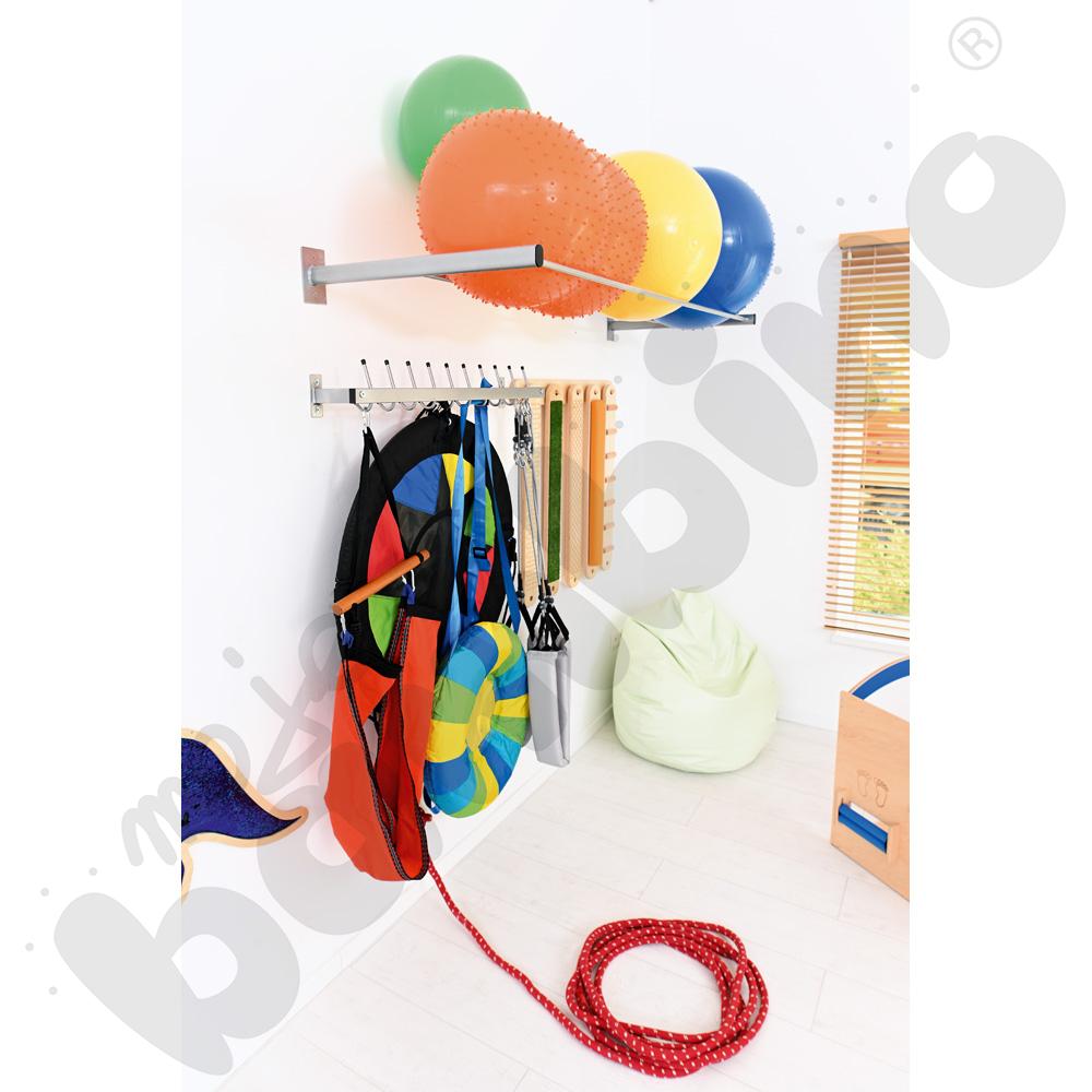 Półka metalowa na piłki