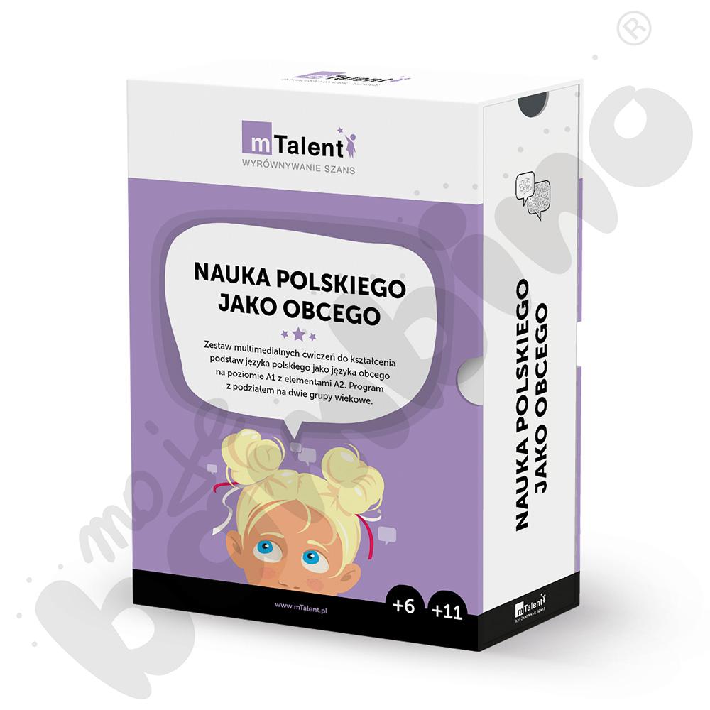 Program multimedialny Nauka polskiego jako obcego mTalent