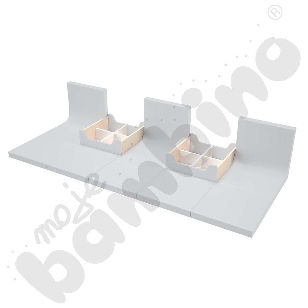 Quadro - zestaw 225,  pojemnik klon jasny