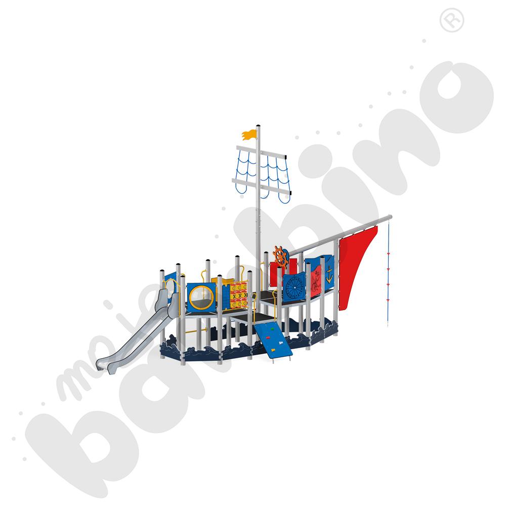 Statek Marco Polo, metalowe słupy