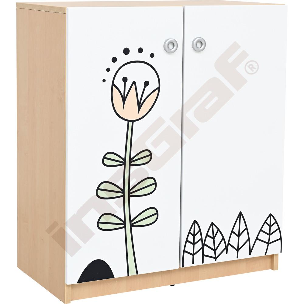 Skříňka s tulipánem