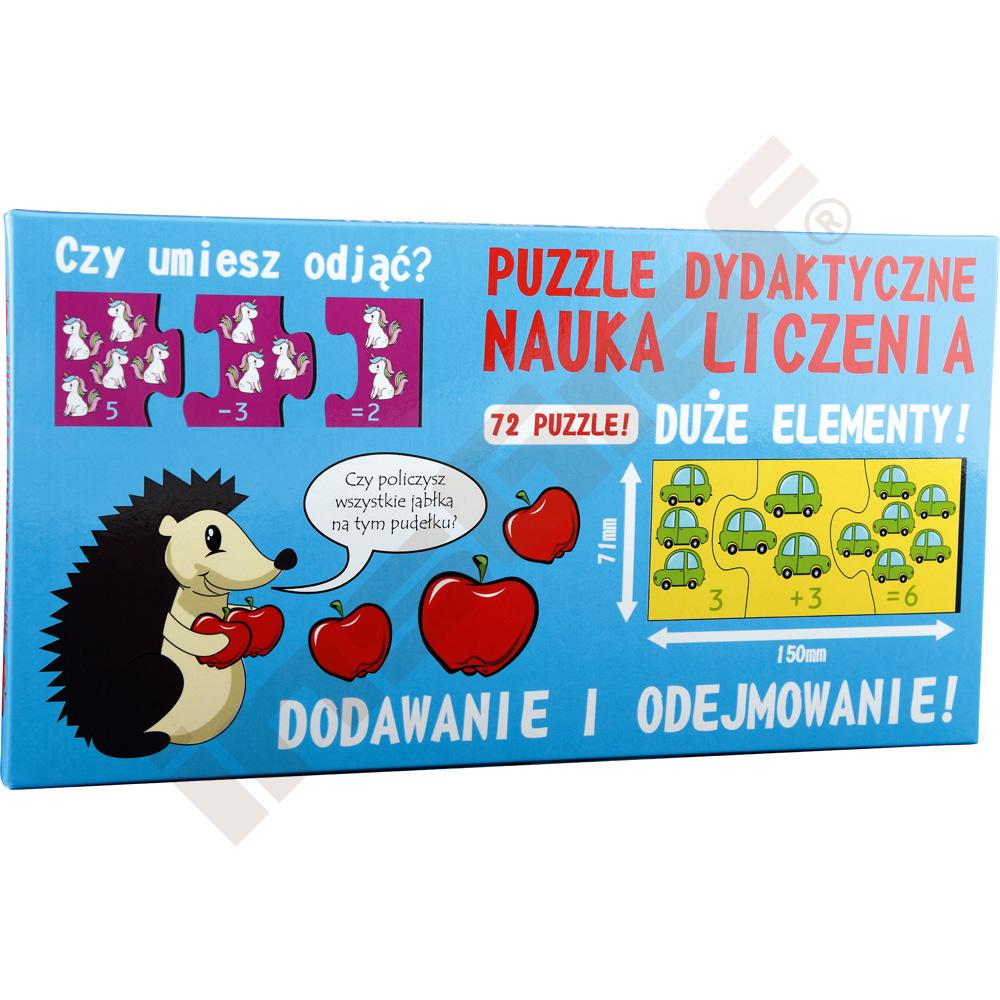 Sčítání a odečítání - didaktické puzzle 