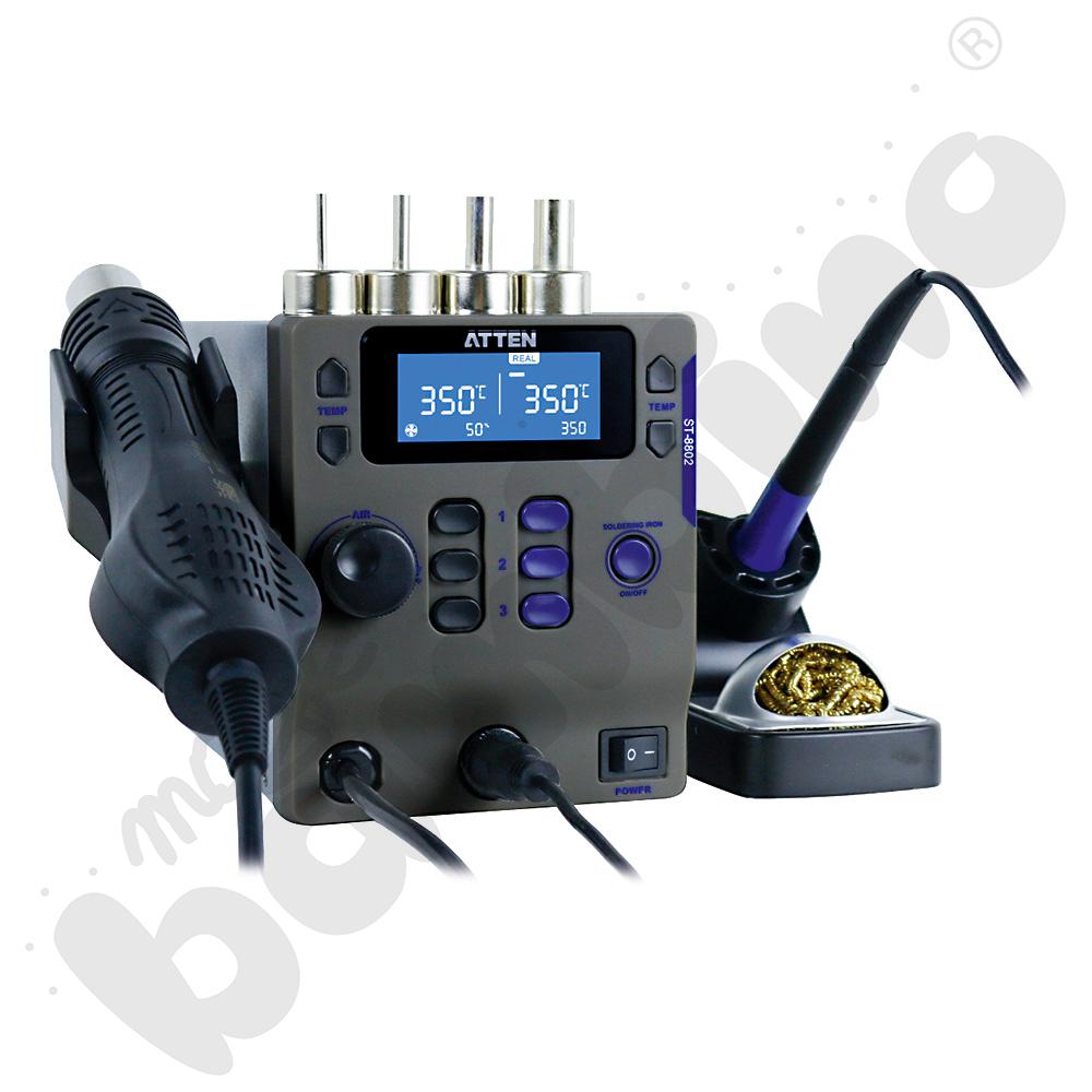 Stacja lutownicza HOT AIR z grotem 2 w 1 ST-8802 Atten
