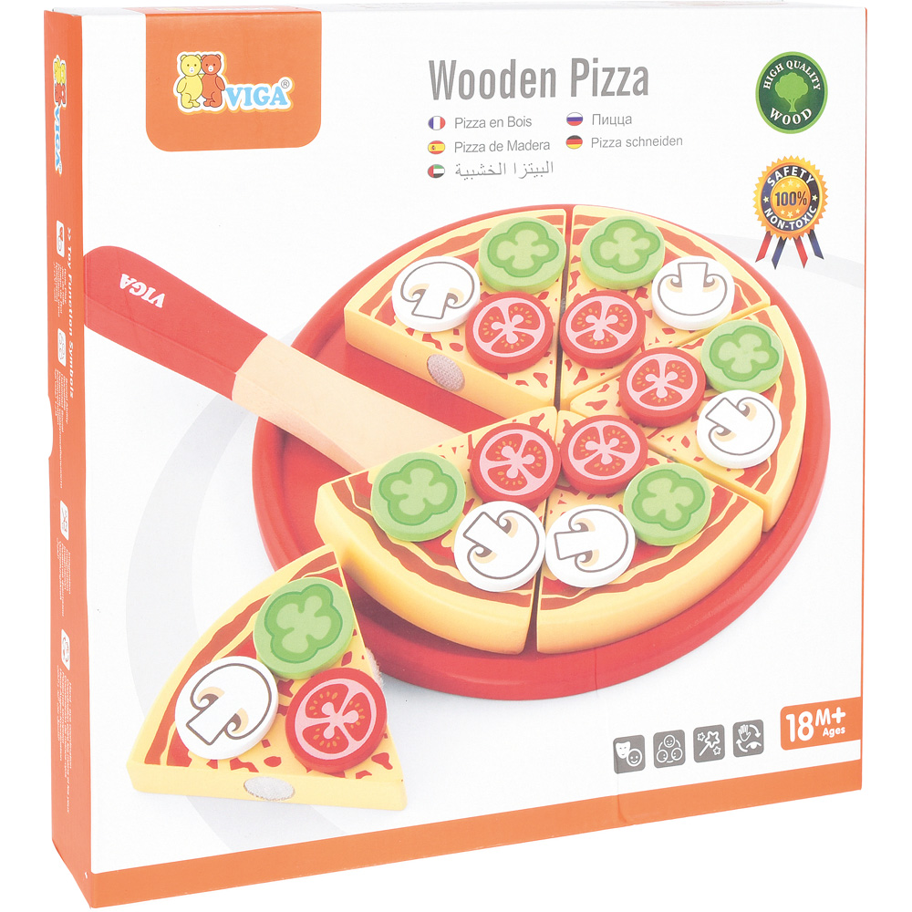 Pizza - drevená sada