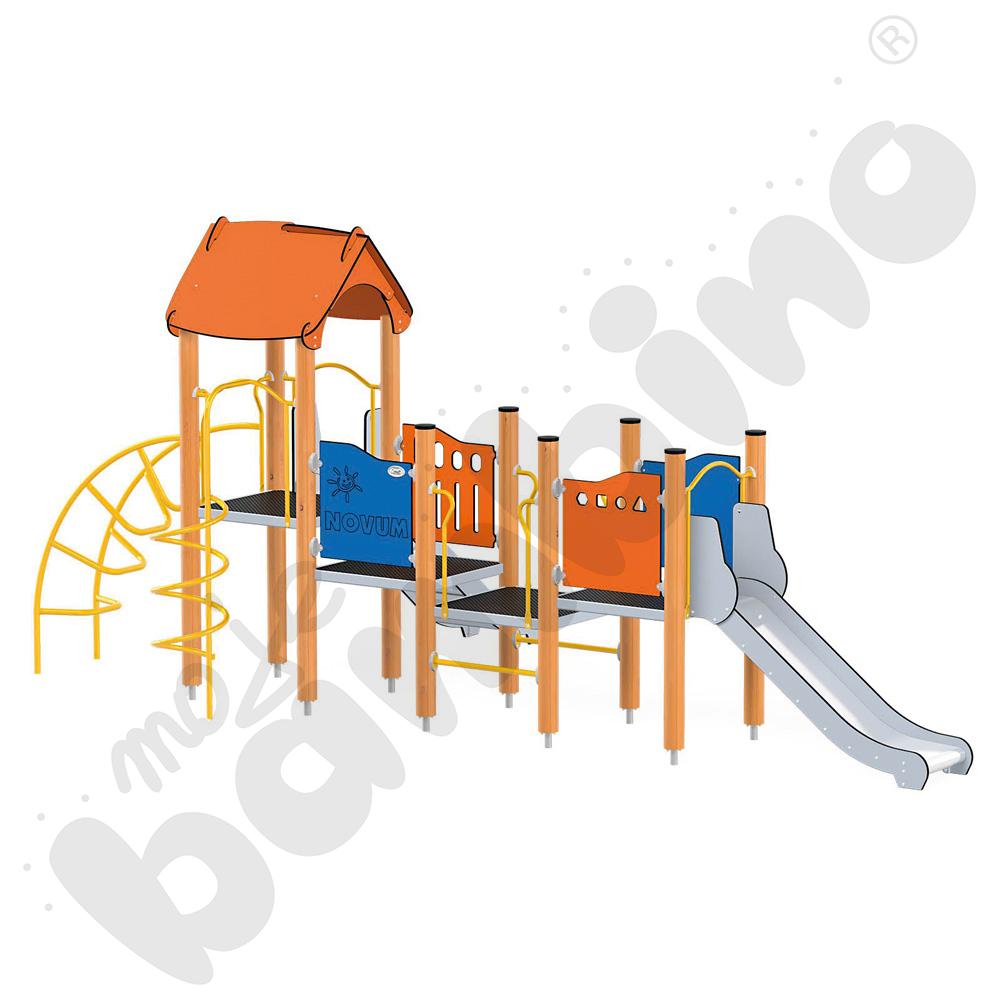 Orbis - wieża 12, drewniane słupy