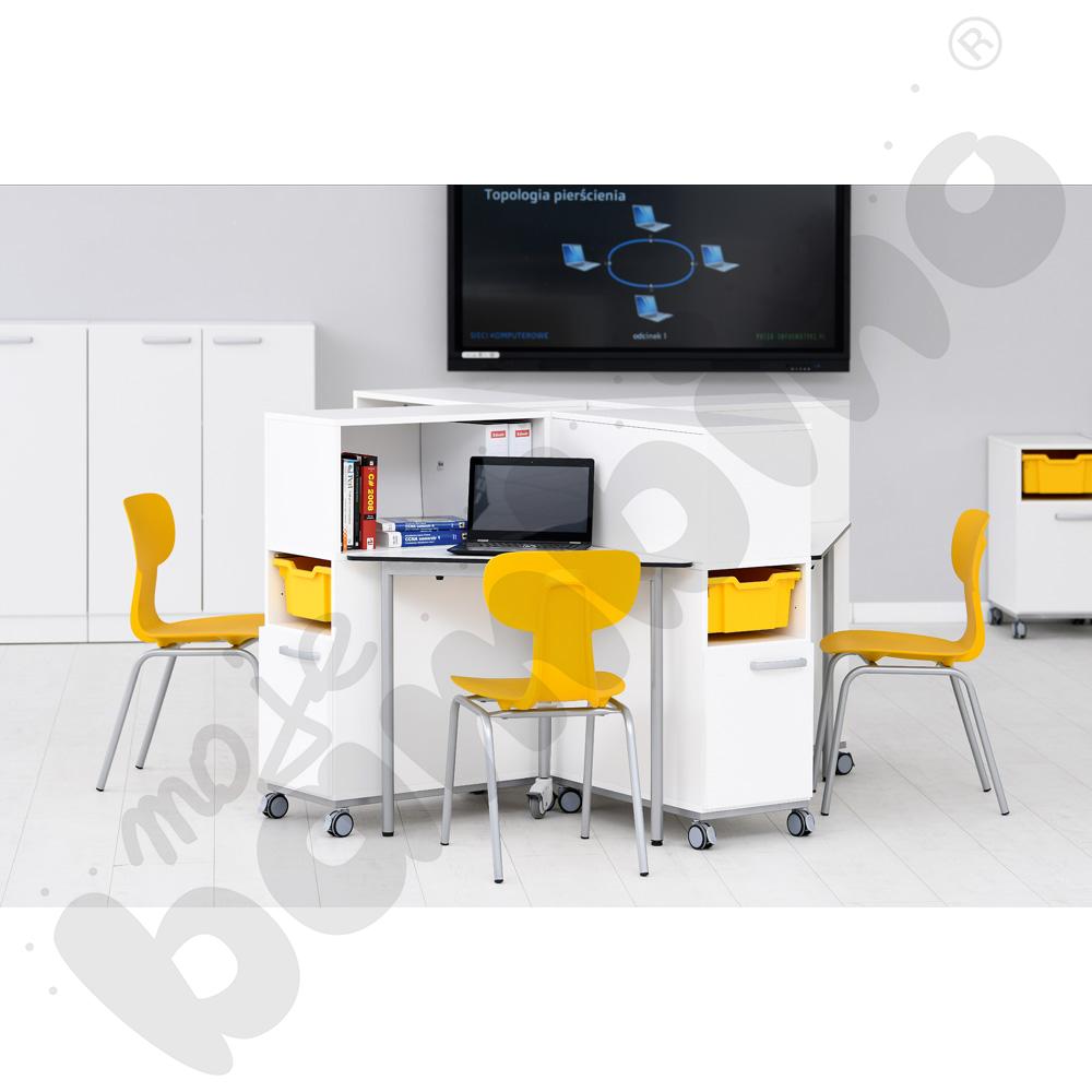 Kontenerek Grande M gł. 70 cm - biały