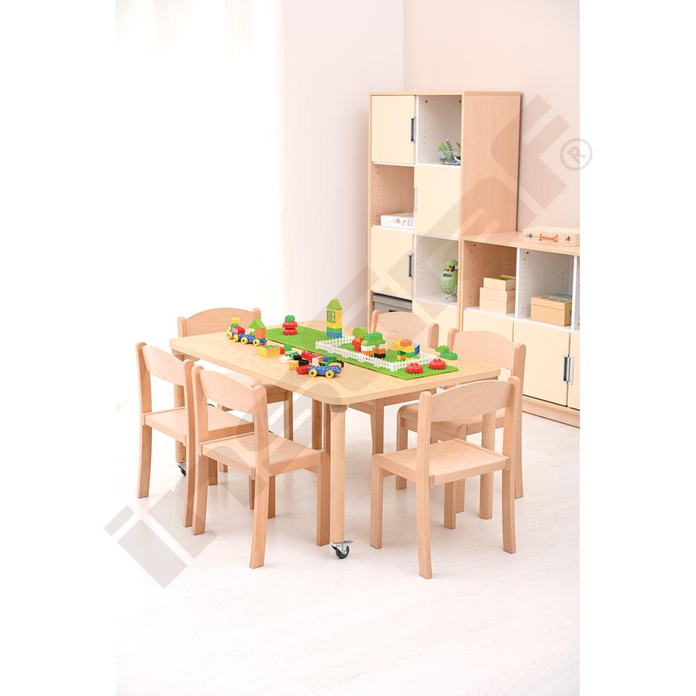 Židlička Filípek vel. 3 - výška 35 cm - ke stolům 59 cm - přírodní 