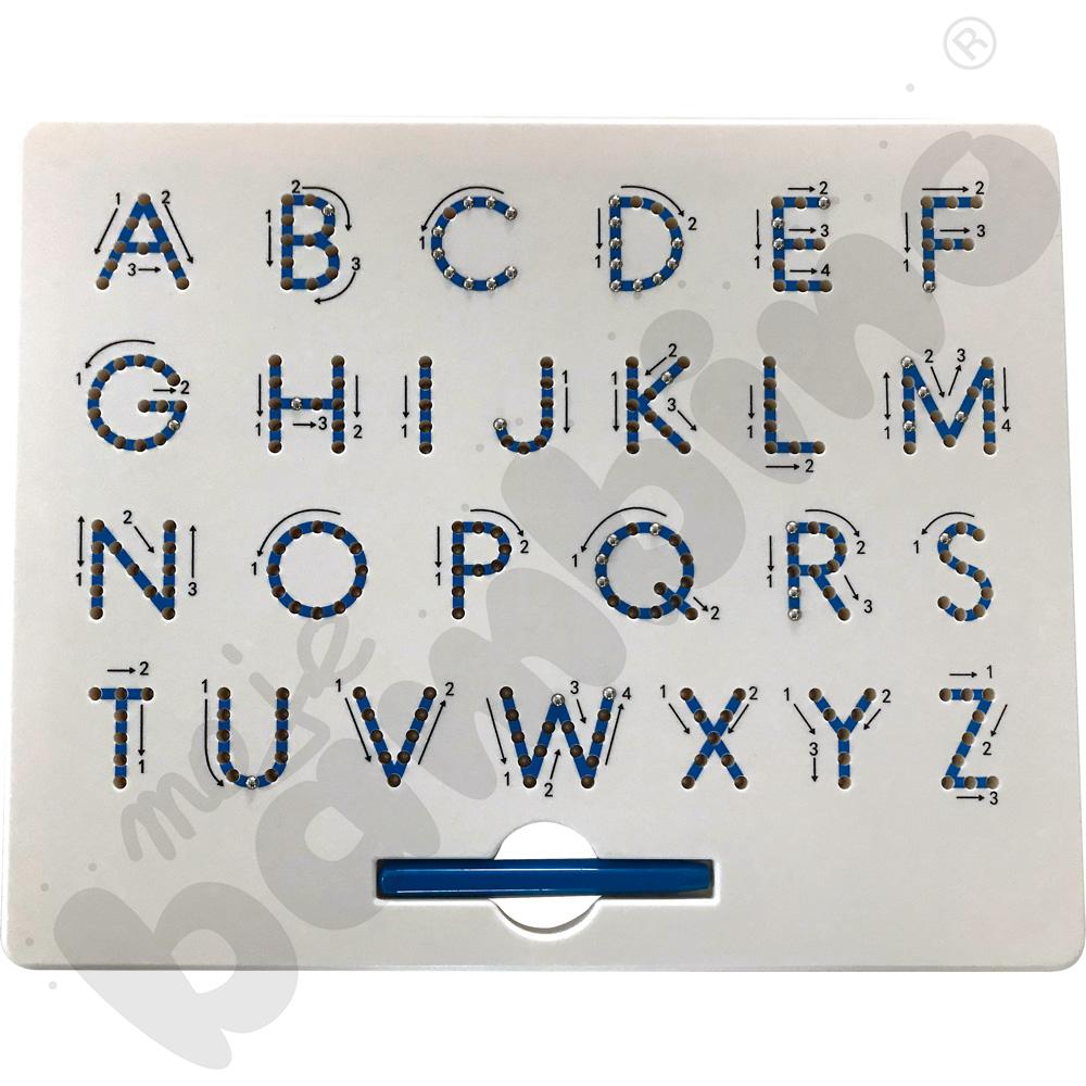 Tabliczka magnetyczna - wielkie litery 