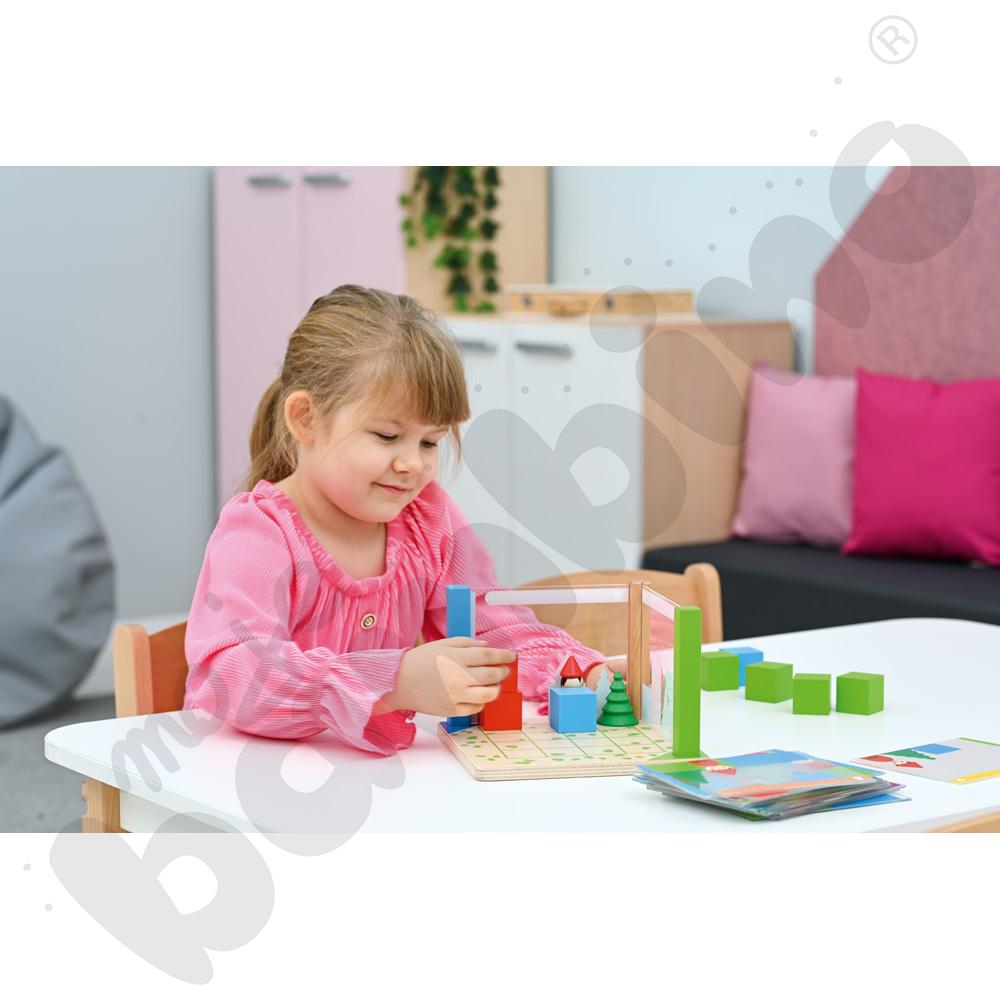 Zbuduj zgodnie z szablonem - układanka przestrzenna