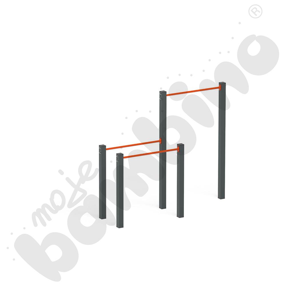 Street workout 138 drążki Orange