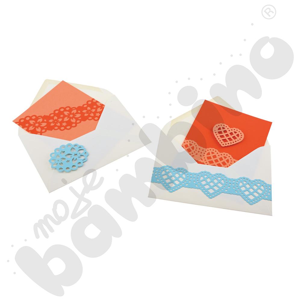 Ornament do dziurkacza brzegowego - serce