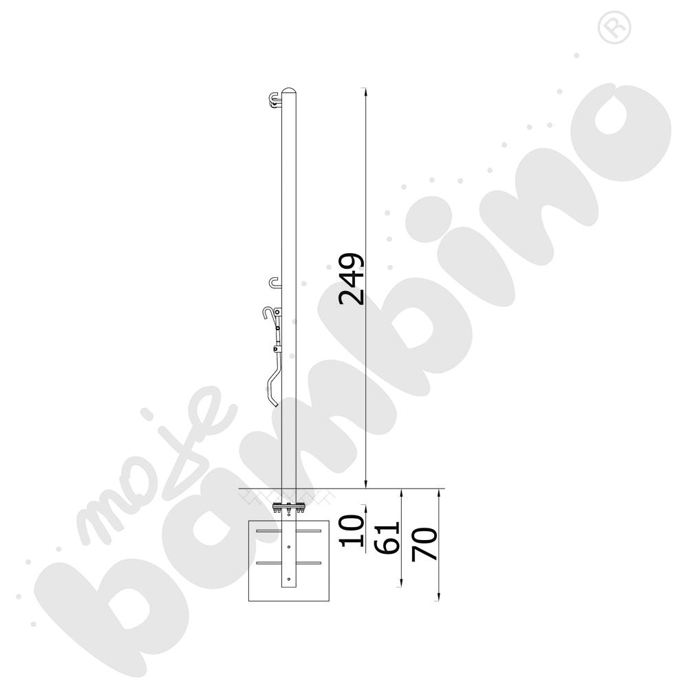 Słupki do siatkówki
