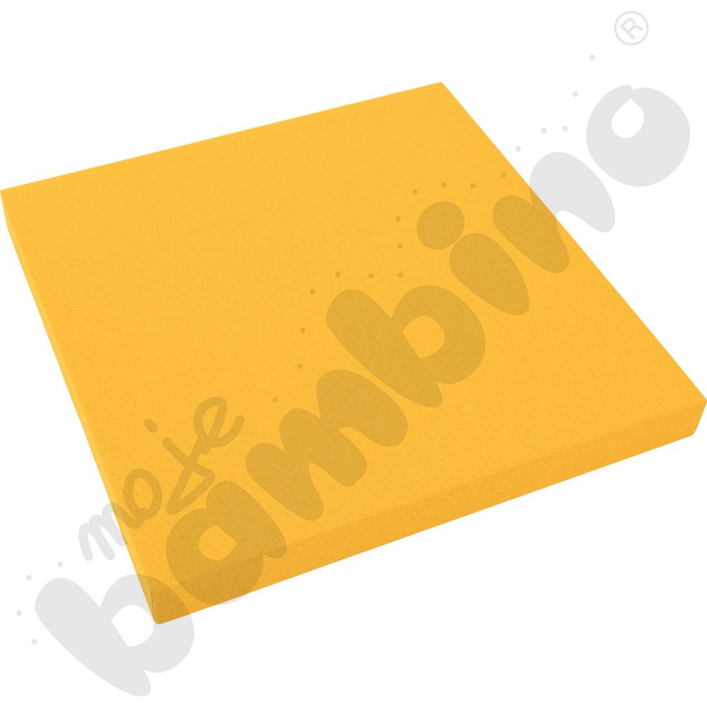 Kwadrat wyciszający PLUS, musztardowy