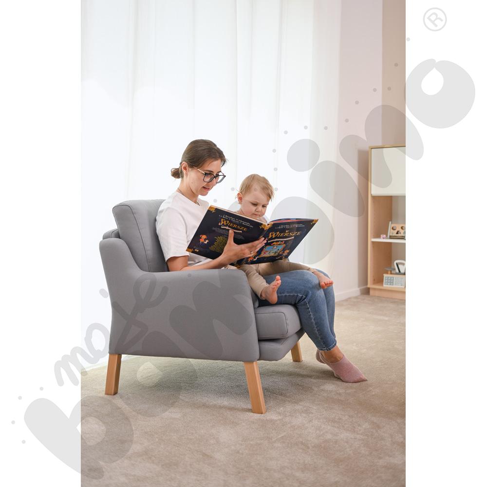 Fotel Alan jasnoszary