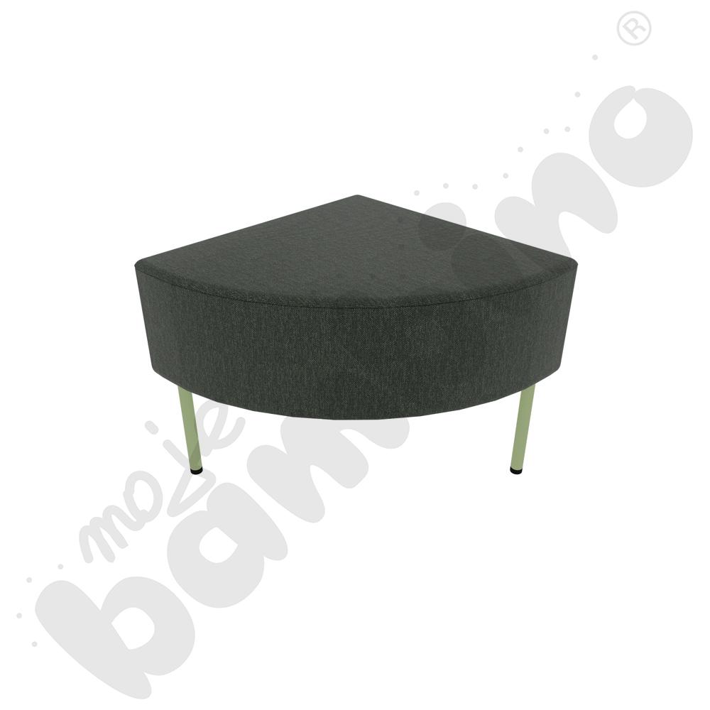 Narożnik Versa 50x50 cm z plastikowymi stopkami, stelaż oliwkowy, tkanina RO33