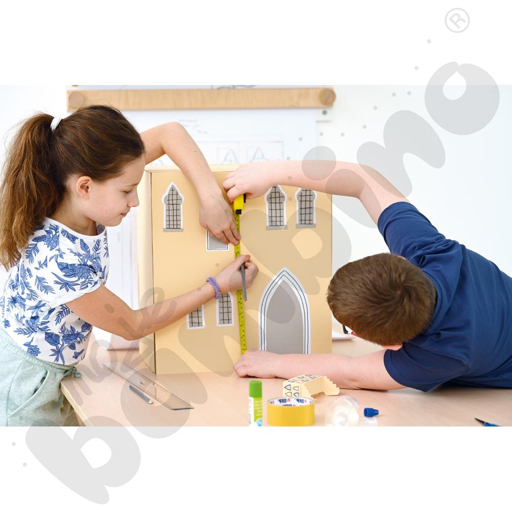 Biurko dwustronne Quadro - klon jasny