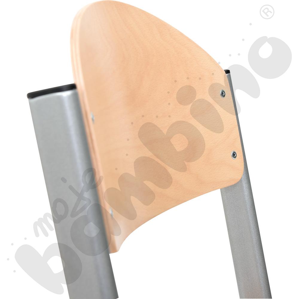 Krzesło T 3 w 1 z regulowaną wysokością rozm. 4-6 aluminium