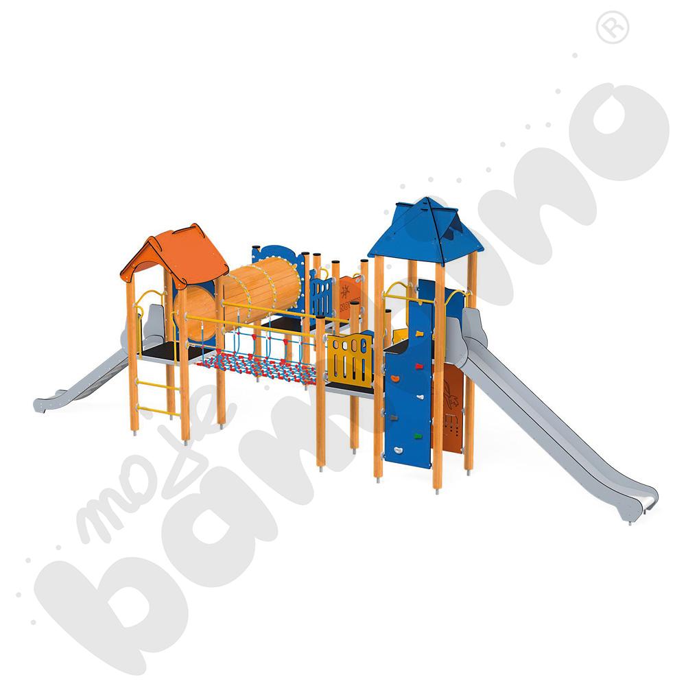 Orbis - wieża 19, drewniane słupy