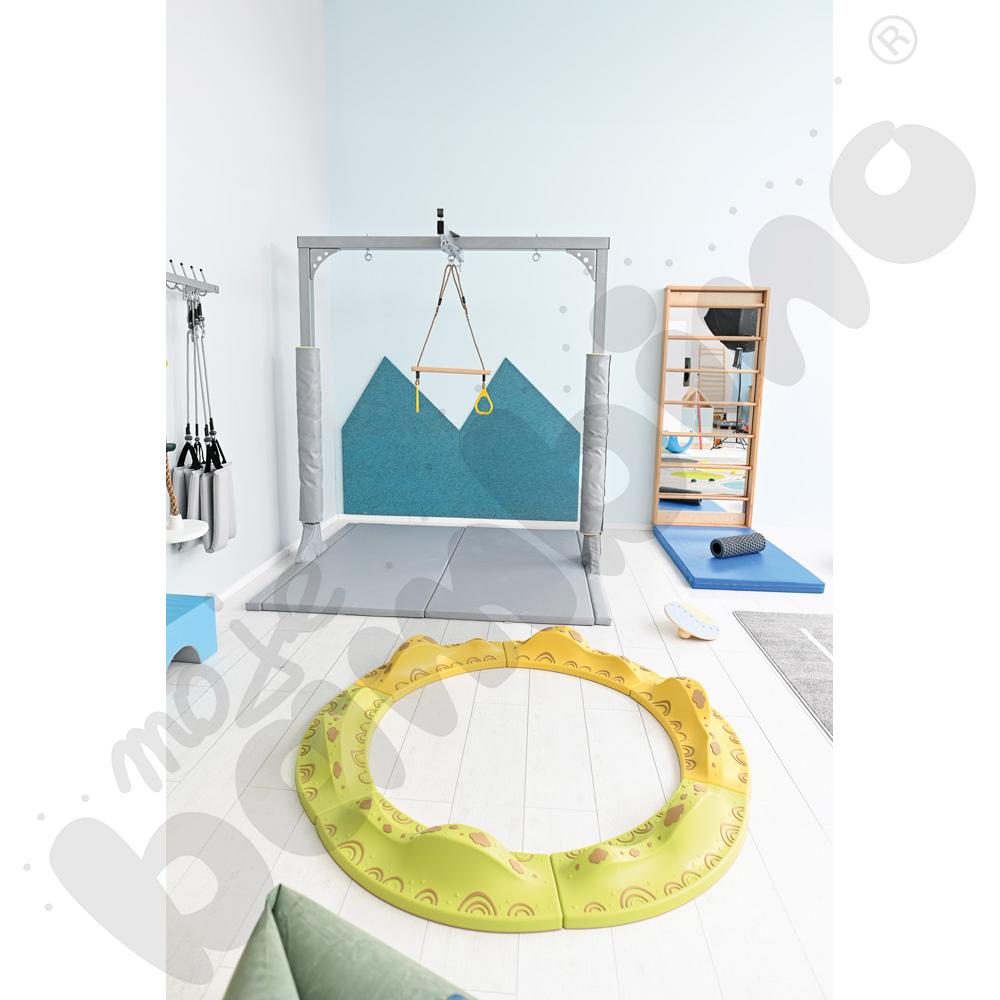 Drabinka przyścienna z lustrem