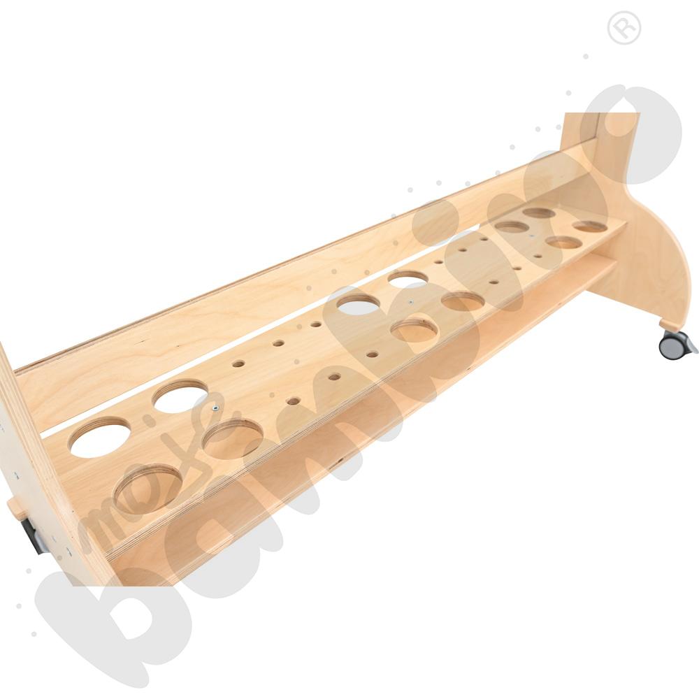 Organizer plastyczny na kółkach