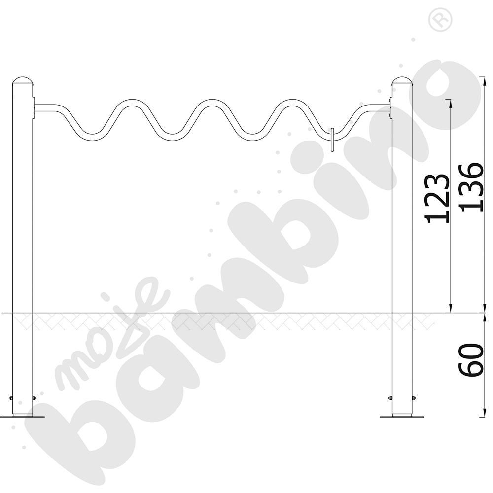 Zabawa Nie dotknij rury