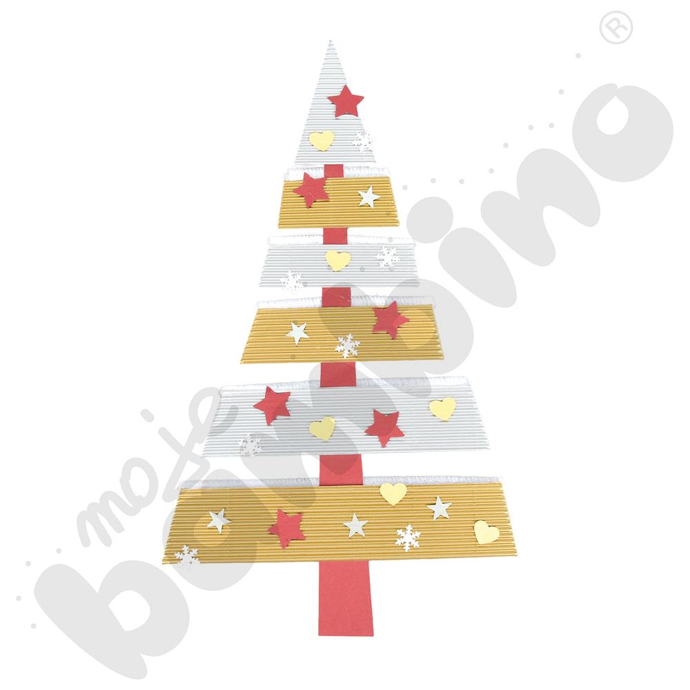 Tektura złota i srebrna