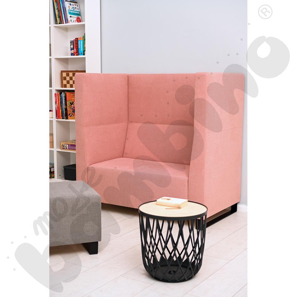 Sofa Universum 2-os. wys. 133 cm, 2 boki średnie, tkanina KG19