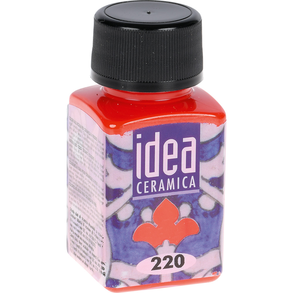 Farby na keramiku, za studena - červená