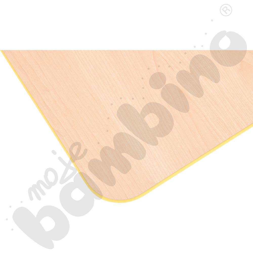 Blat Quadro klon jasny kwadratowy, żółte obrzeże