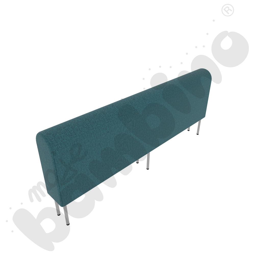 Moduł Versa 180x20x74 cm z plastikowymi stopkami, stelaż jasnoszary, tkanina RO22