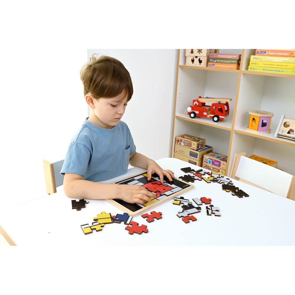 Avantgardné puzzle - obdĺžniky a štvorce
