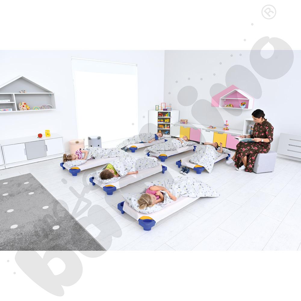 Materac do łóżeczka przedszkolnego - żółty