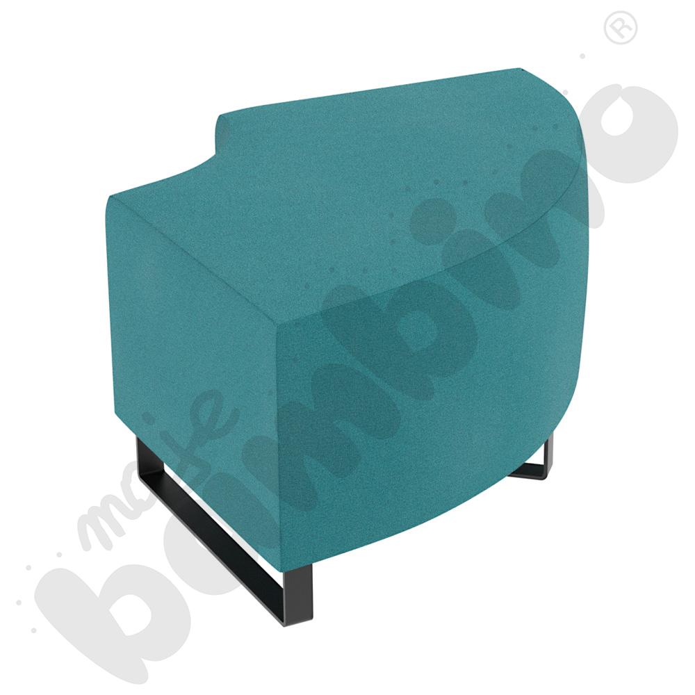 Pufa Universum 1/4 koła rogowa, tkanina KG08