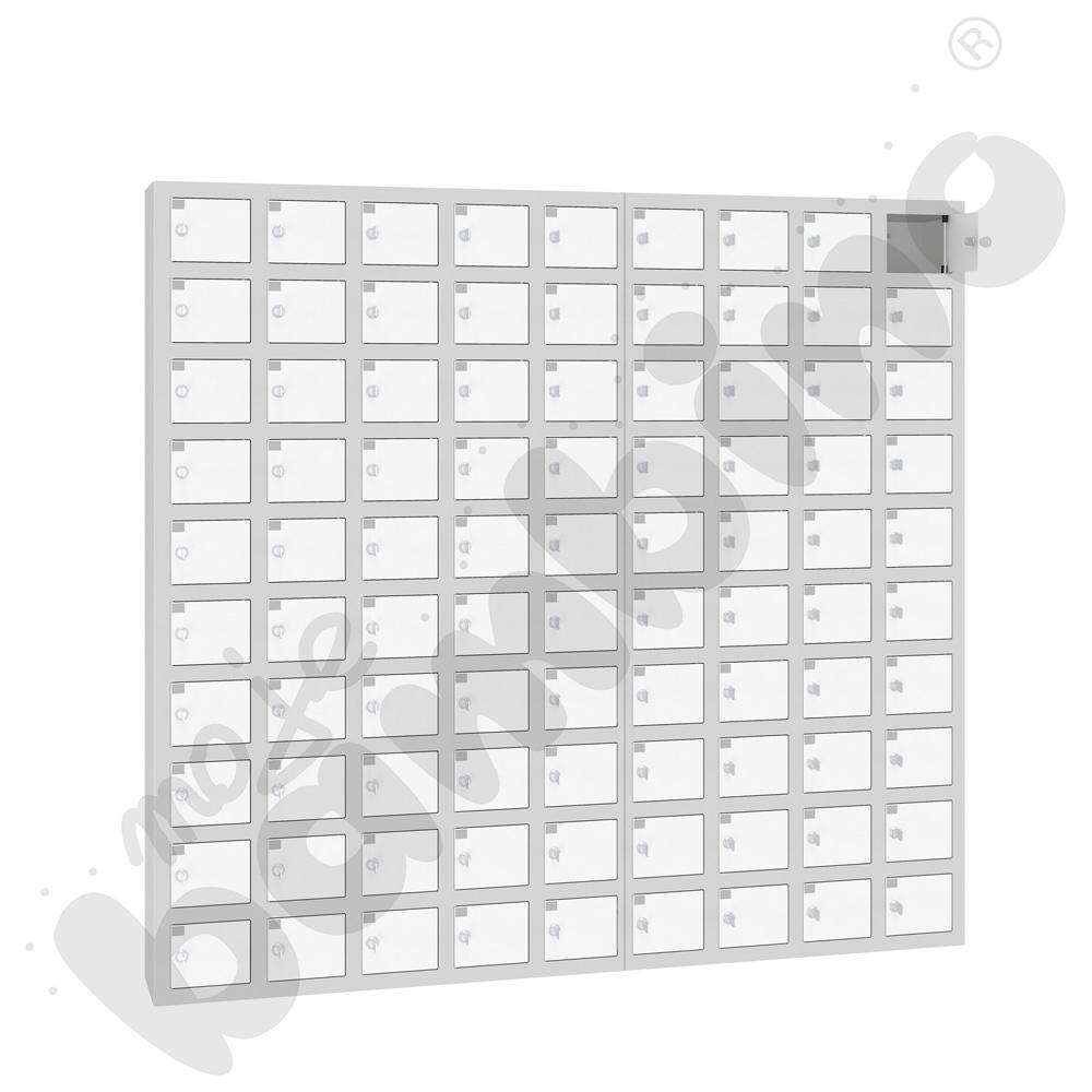 Szafka na 90 telefonów - drzwi białe