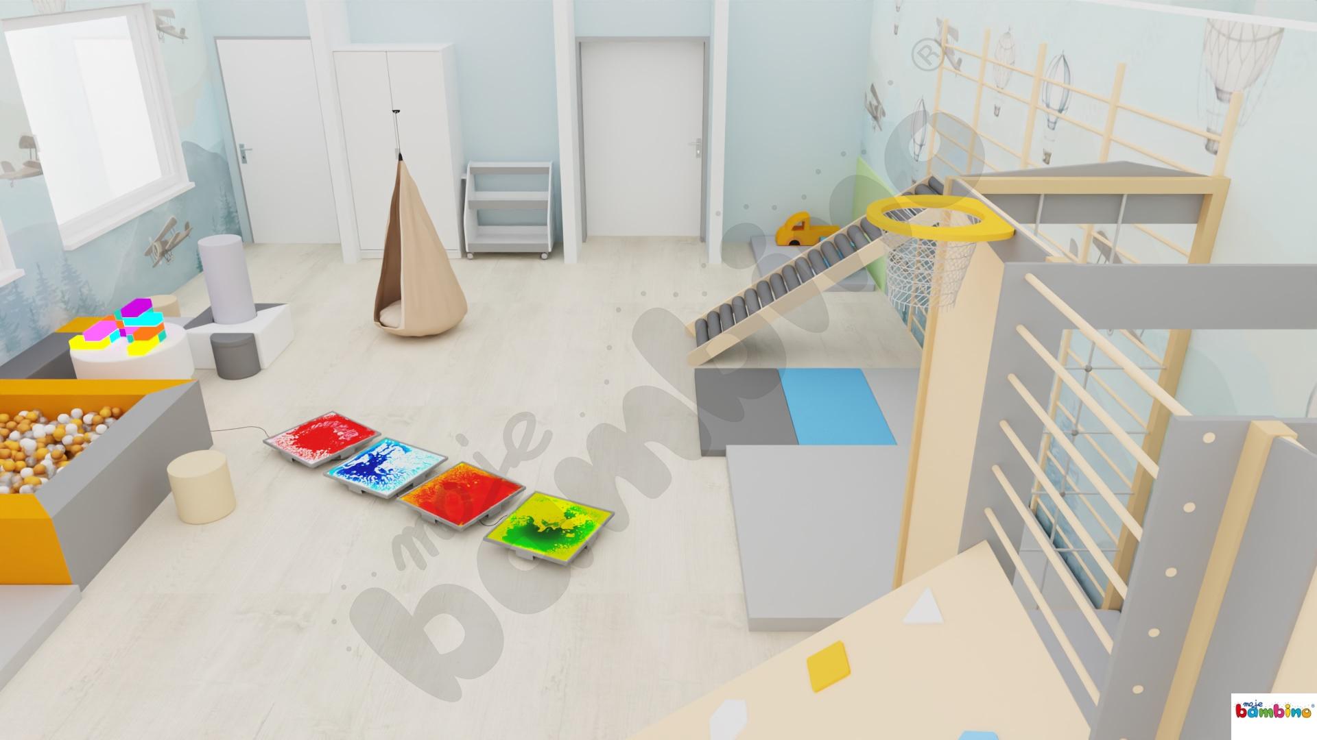 Sala gimnastyczna w przedszkolu